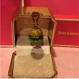 NEW JUICY COUTURE DARLING & CRAZY RARE HAMBERGER CHARM